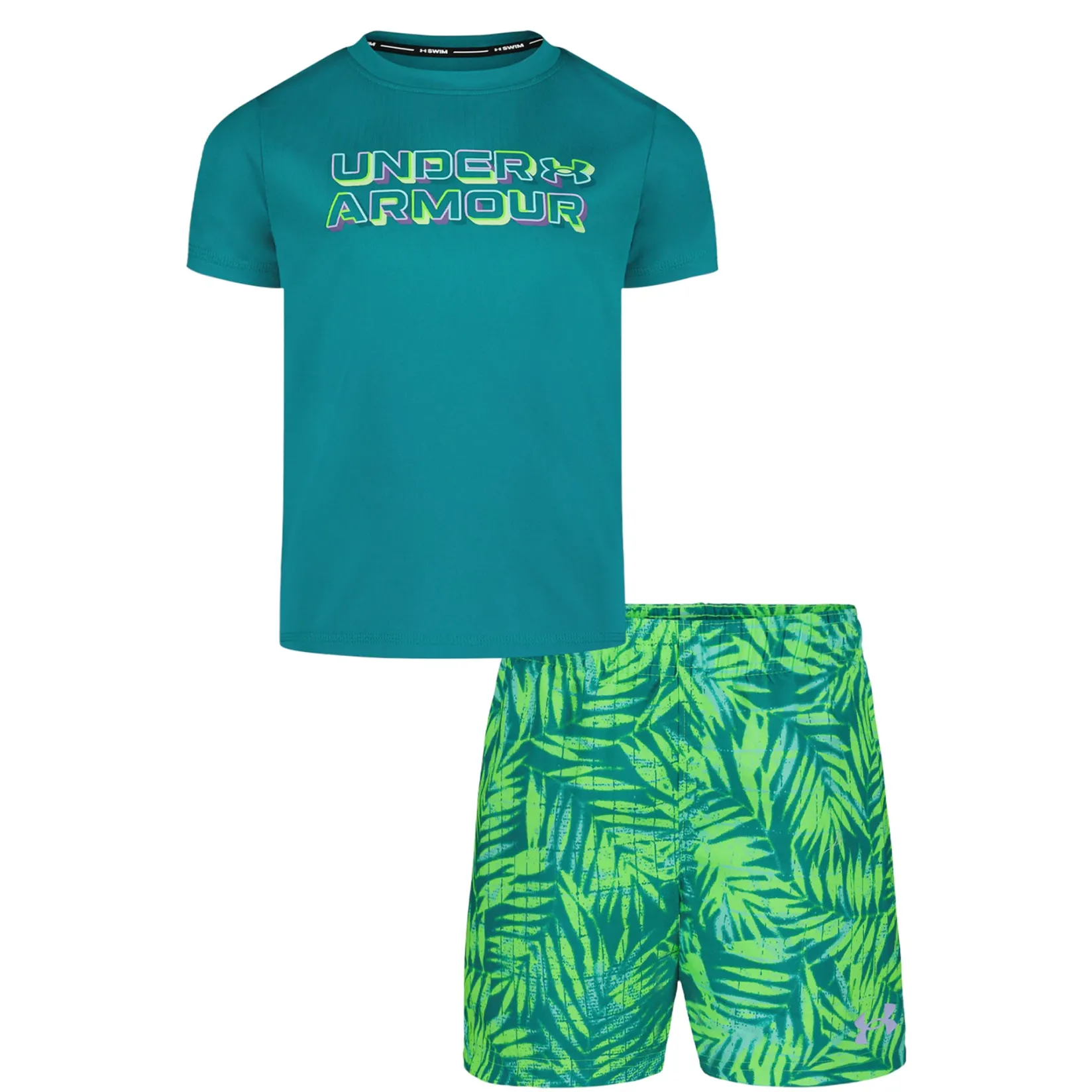 Outlet Palm Grid Set 4-7 Kids/BOY Swimsuits