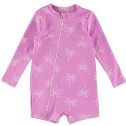 Sale Palm Tress Long Sleeve Swimsuit 3-24m Swimsuits