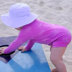 Sale Palm Tress Long Sleeve Swimsuit 3-24m Swimsuits