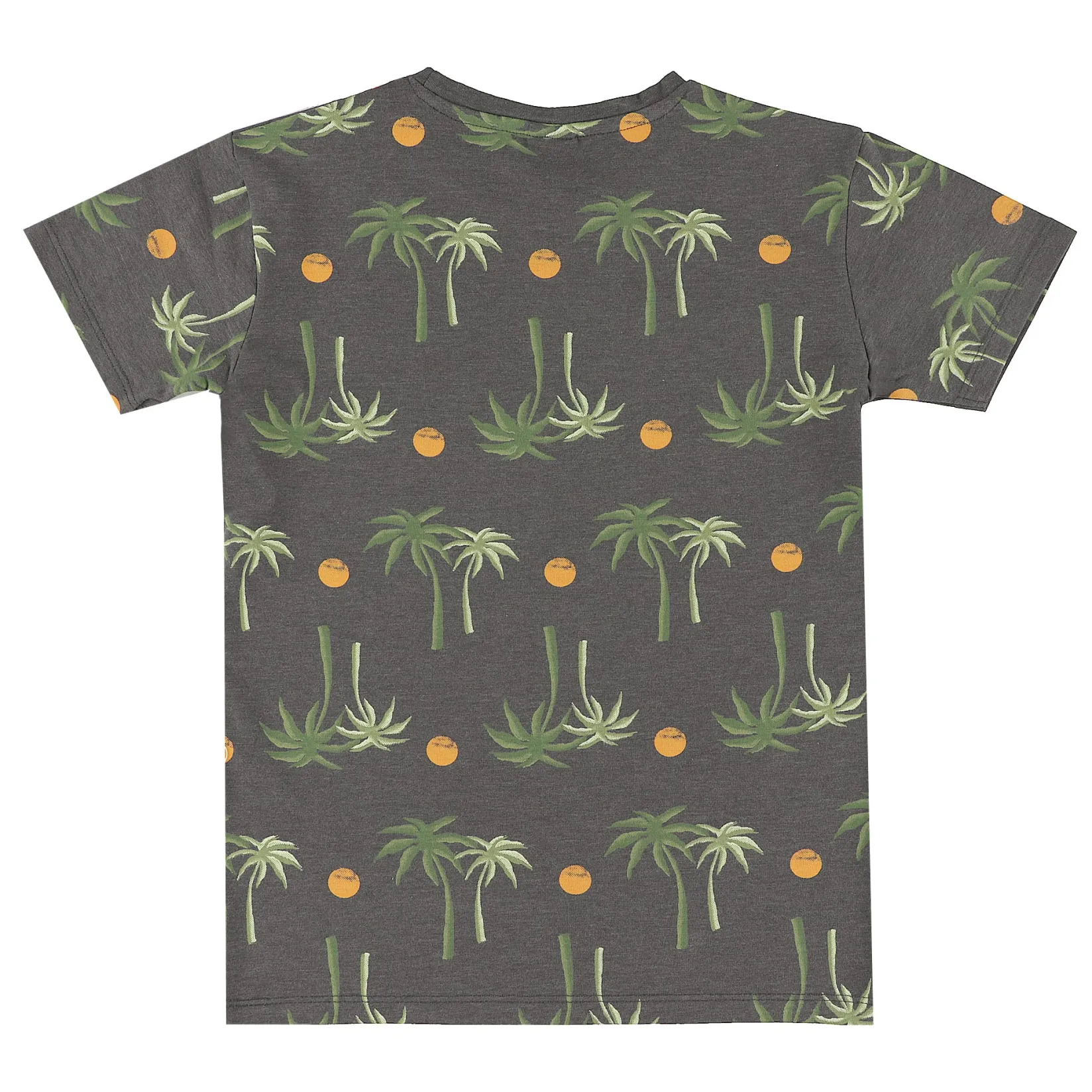 Tops>Camp by Birdz Palm T-shirt 2-8y Charcoal