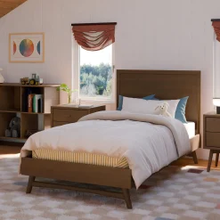 Online Palma Twin Bed - Natural Walnut Twin, Full & Queen Beds