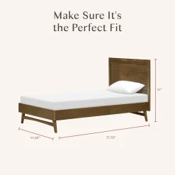 Online Palma Twin Bed - Natural Walnut Twin, Full & Queen Beds