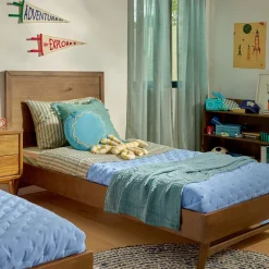 Online Palma Twin Bed - Natural Walnut Twin, Full & Queen Beds