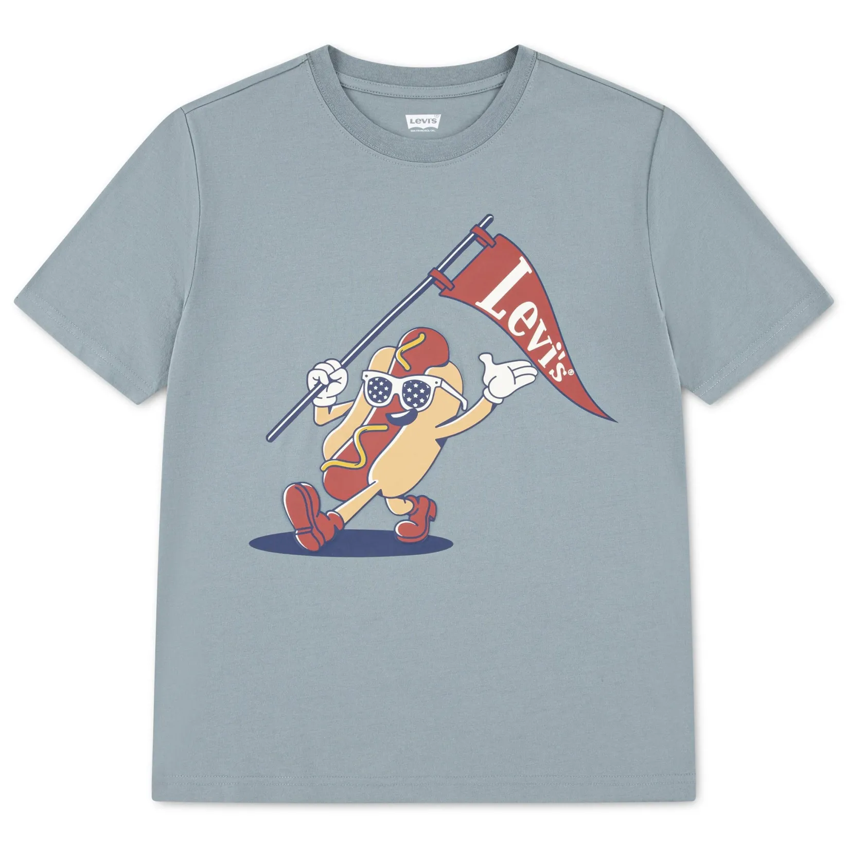 Tops>Levis Parading Hot Dog T-shirt 8-16y Teal