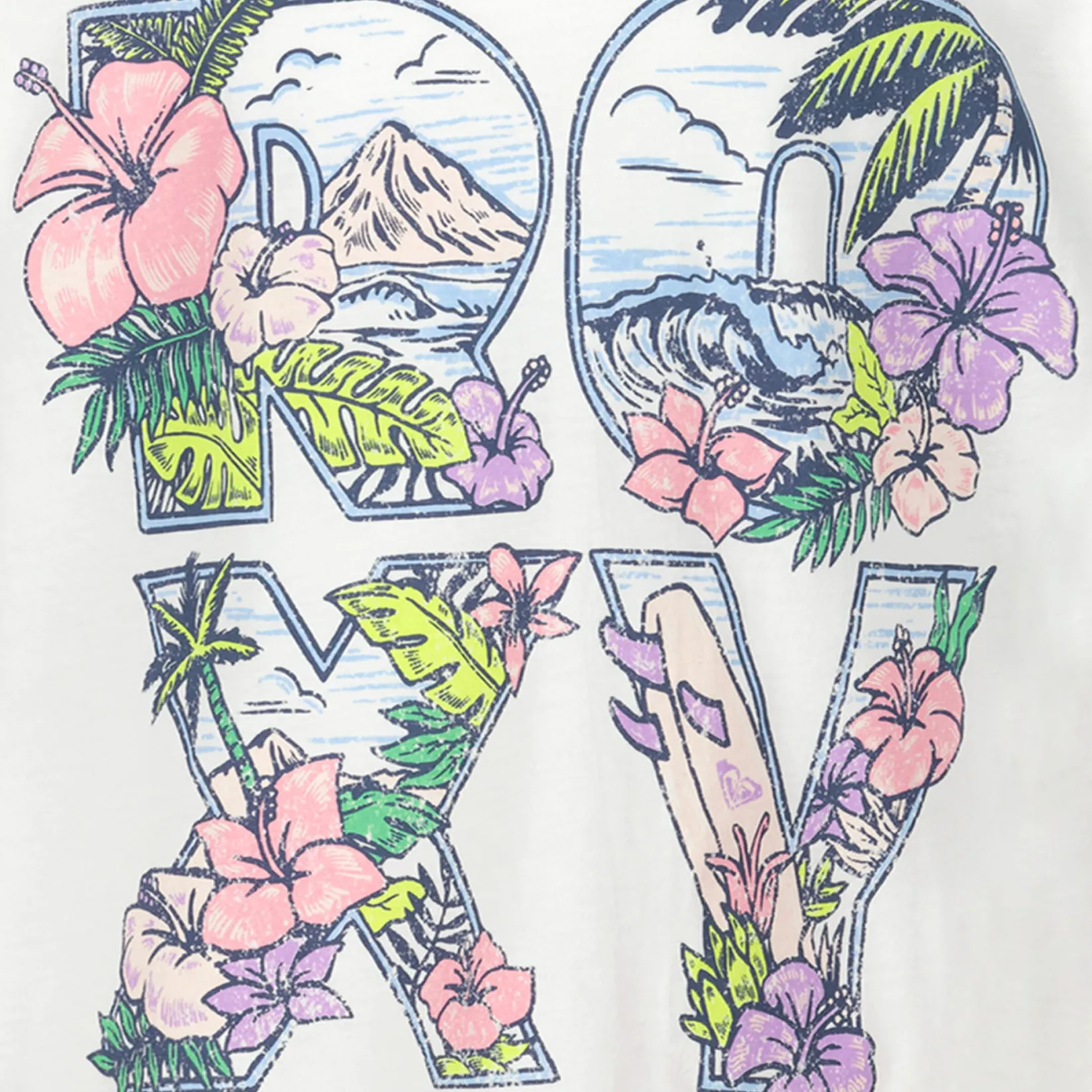 Tops>Roxy Paradisus T-shirt 4-6x White