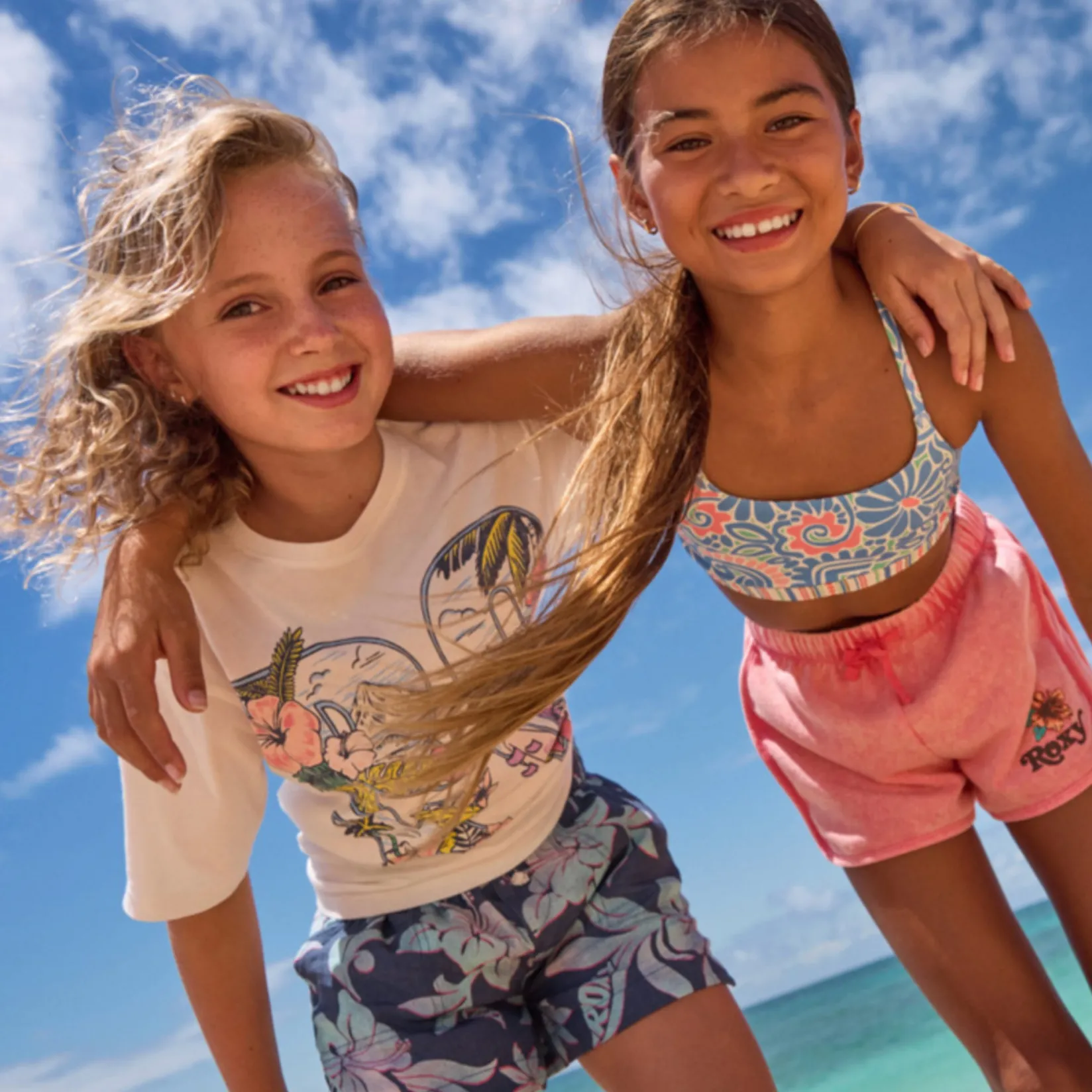 Tops>Roxy Paradisus T-shirt 4-6x White