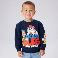 Fleeces And Sweatshirts|Tops>Name It Paw Patrol Sweatshirt 2-6y Marine