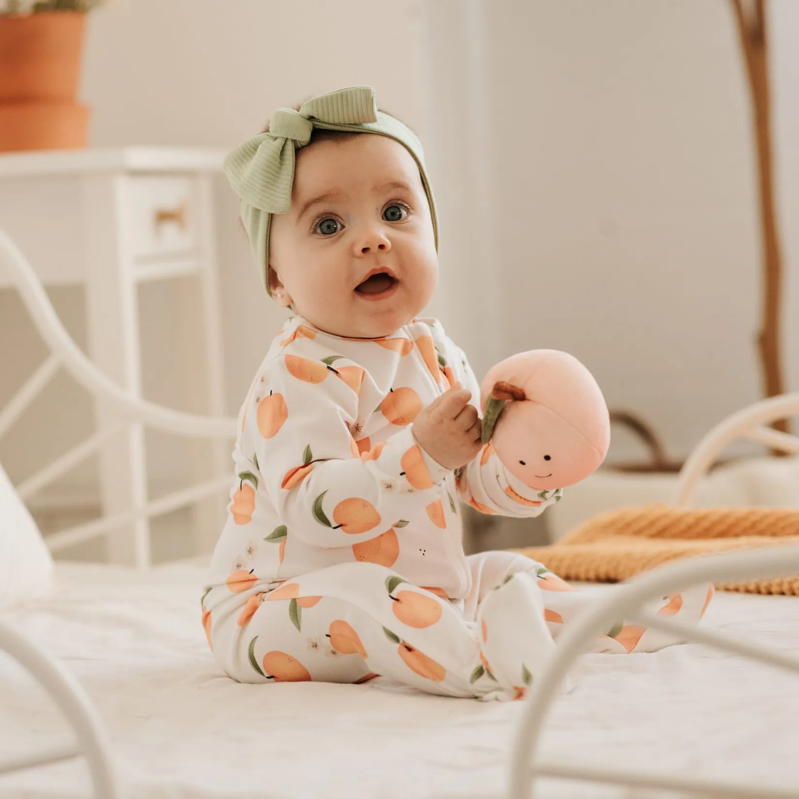 Best Peaches Pajamas 0-12m Pajamas|Pyjamas