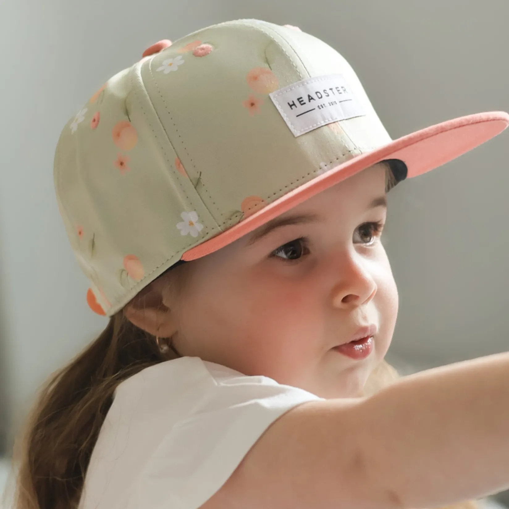 Hats And Caps>Headster Kids Peaches Snapback 6-24m Sage
