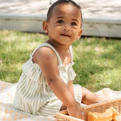 Best Peaches Striped Dress 3-24m Pajamas|Pyjamas