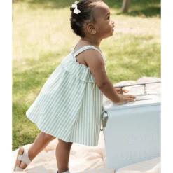 Best Peaches Striped Dress 3-24m Pajamas|Pyjamas