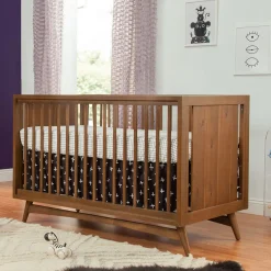 Cribs & Mattresses|Cribs & Mattresses>Babyletto Peggy Mid-Century 3-in-1 Convertible Crib - Walnut