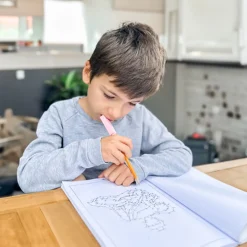 Teething Toys>Bulle Pencil Topper - Red Bloc