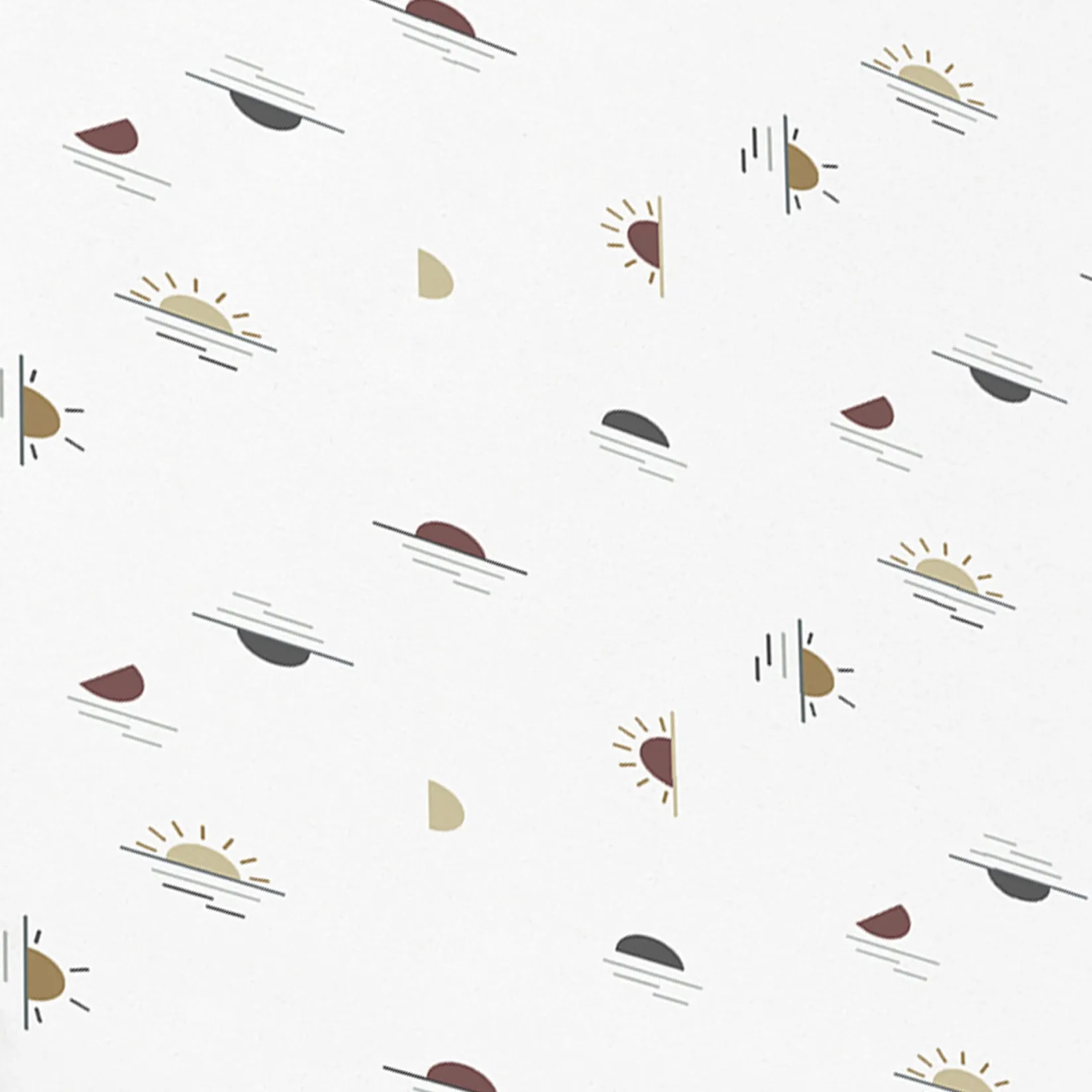 Sheets|Bedding>Kushies Percale Crib Sheet - Suns