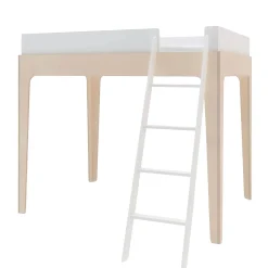 Discount Perch Double Loft Bed - Natural/ White Twin, Full & Queen Beds