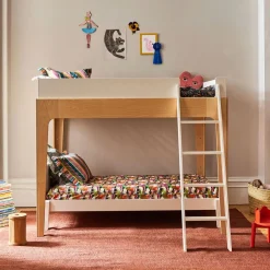 Discount Perch Double Loft Bed - Natural/ White Twin, Full & Queen Beds