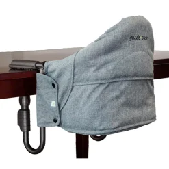 High Chairs & Booster Seats|High Chairs & Booster Seats>Guzzie + Guss Perch Hanging Table Chair Booster Seat - Salt And Pepper