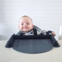 Breastfeeding|Tableware>Guzzie + Guss Perch Silicone Placemat - Grey