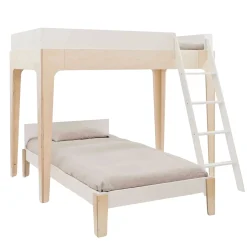 New Perch Twin Bunk Bed - Natural/ White Twin, Full & Queen Beds