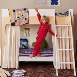 New Perch Twin Bunk Bed - Natural/ White Twin, Full & Queen Beds