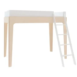 Outlet Perch Twin Loft Bed - Natural/ White Twin, Full & Queen Beds