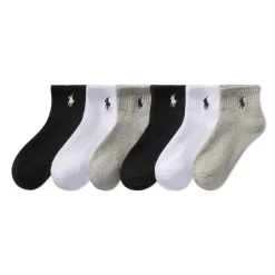 Socks|Underwear & Socks>Polo Ralph Lauren Performance Socks (6) 2-4y