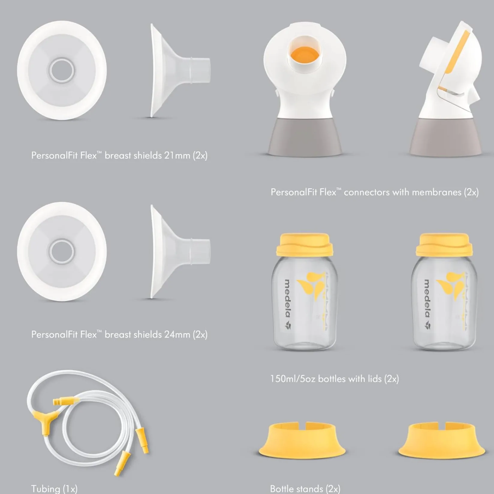 Breast Pumps|Breastfeeding>Medela PersonalFit Flex™ Double Pumping Kit for Freestyle™/ Swing Maxi™/ Duo