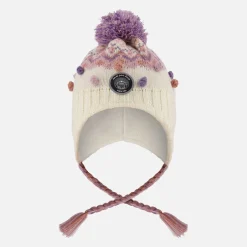 Beanies>Deux par Deux Peruvian Knit Hat 6-24m Ivory