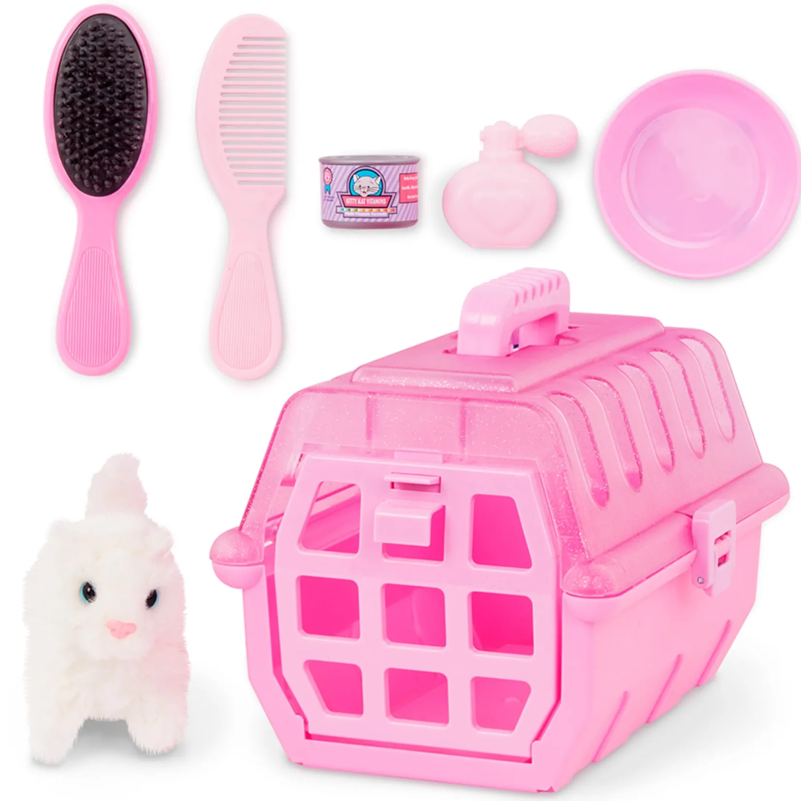 Pet Grooming Kit - Cat Kids Pretend Play & Imitation