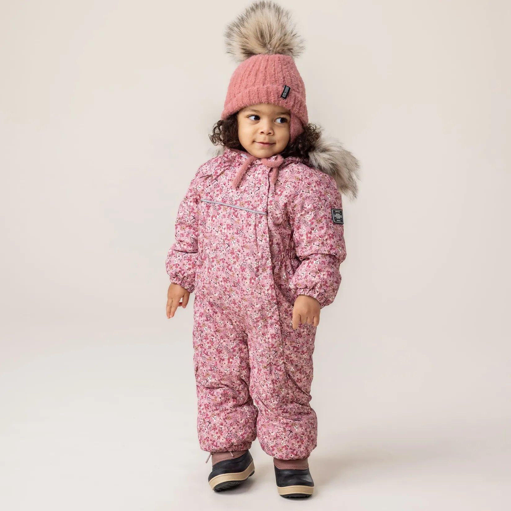 Beanies>Nano Phoebe Knit Beanie 6-24m Pink