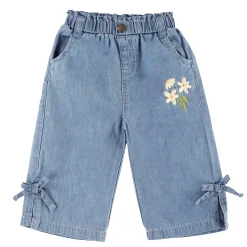 Pants>Chat Botte Picnic Chambray Pants 3-24m Denim