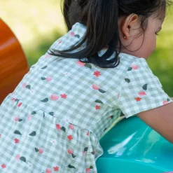 Discount Picnic Peaches Dress 2-8 Kids Dresses & Rompers