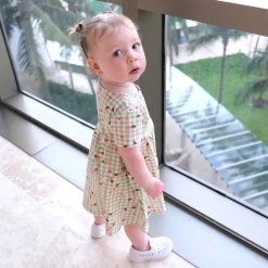 Discount Picnic Peaches Dress 3-24m Dresses, Skirts & Outfits