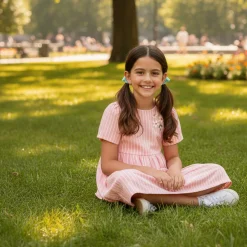 Picnic Striped Dress 2-8y Kids Dresses & Rompers