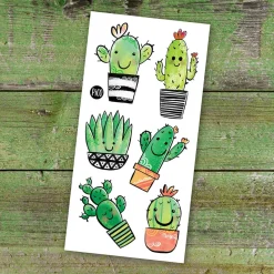 Sale Pico Tattoos - Cactus Kids Temporary Tattoos|Diy & Activities