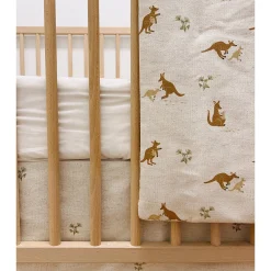 Sale 3-Piece Crib Bedding Kangaroo - Special Edition CHU Sainte‑Justine Foundation Kids Bedding Sets|Bedding
