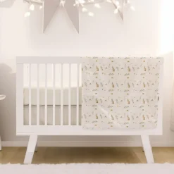 Hot 3-Piece Crib Bedding Set - Gooses and Rabbits Kids Bedding Sets|Bedding