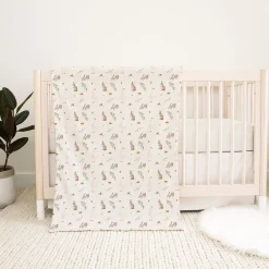 Hot 3-Piece Crib Bedding Set - Gooses and Rabbits Kids Bedding Sets|Bedding
