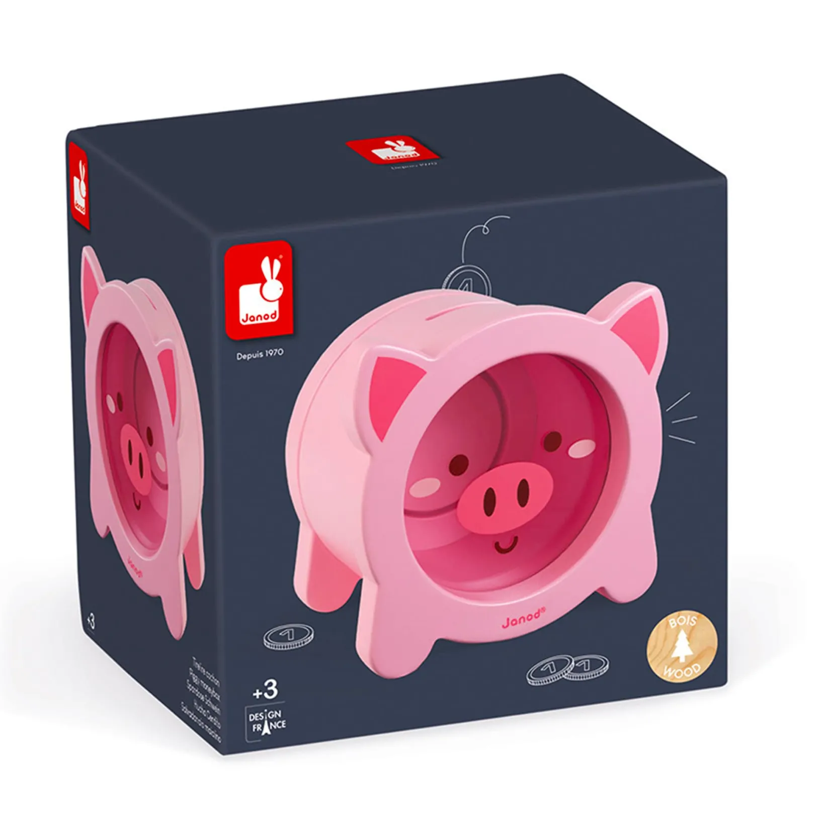 Decorative Objects>Janod Piggy Moneybox