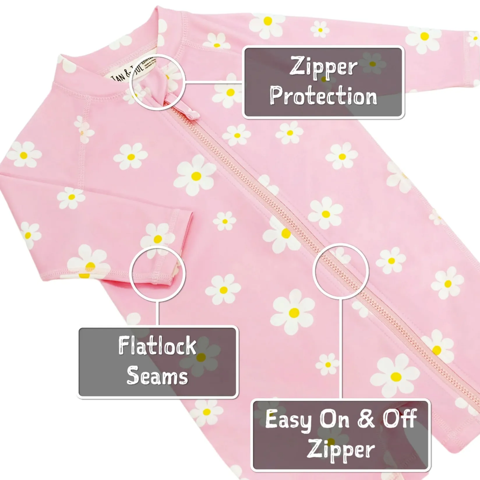 Discount Daisy UV Swimsuit 2-4y Kids Swimsuits
