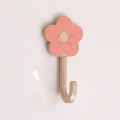 Best Pink Flower-hook Wall Decorations