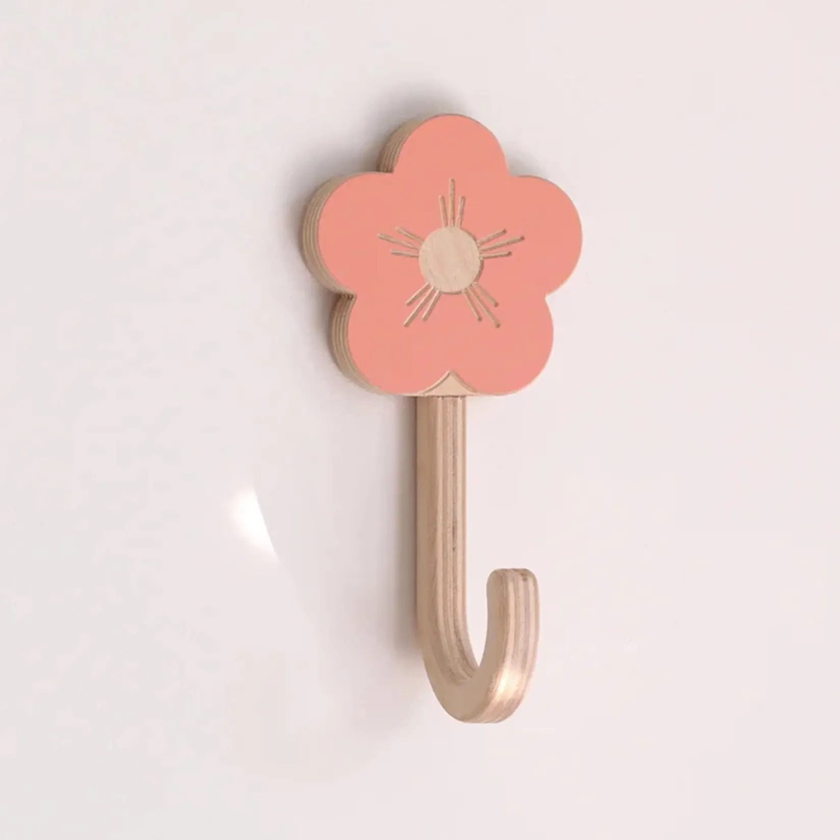 Best Pink Flower-hook Wall Decorations