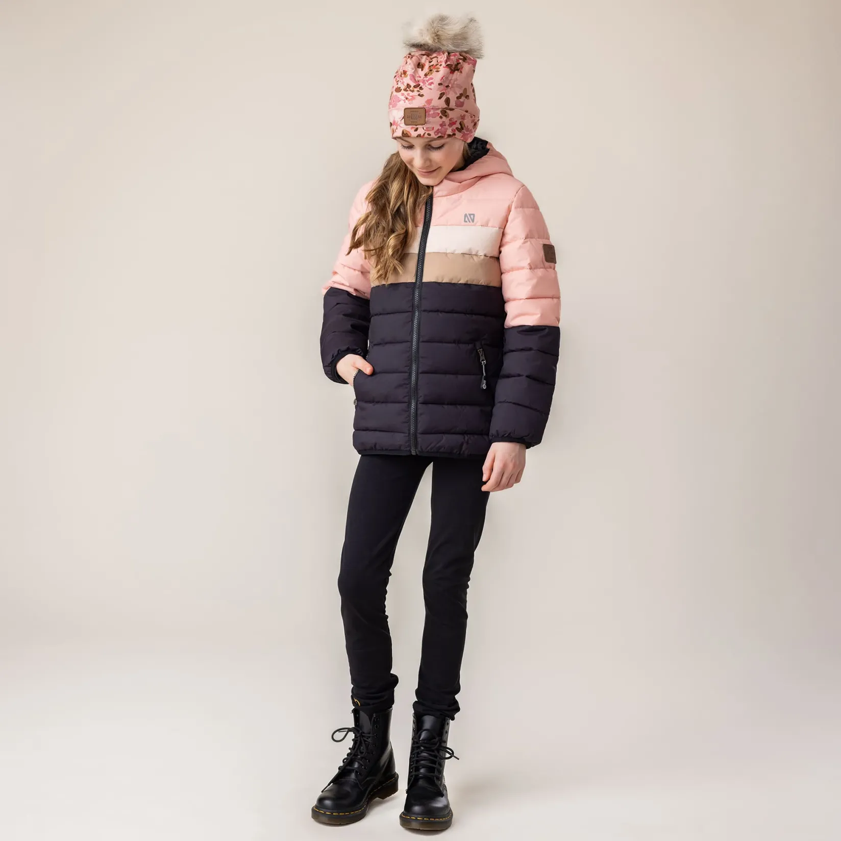 Beanies>Nano Jersey Beanie 7-14 Pink