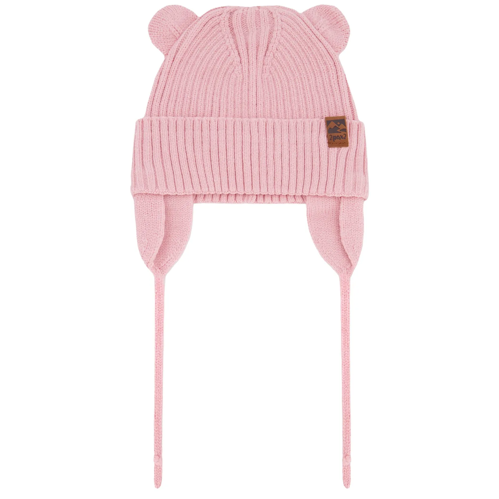 Beanies>Deux par Deux Knit Hat 6-24m Pink