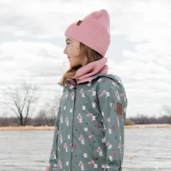 Neck Warmers & Scarves>Deux par Deux Knit Neck Warmer 2-14 Pink