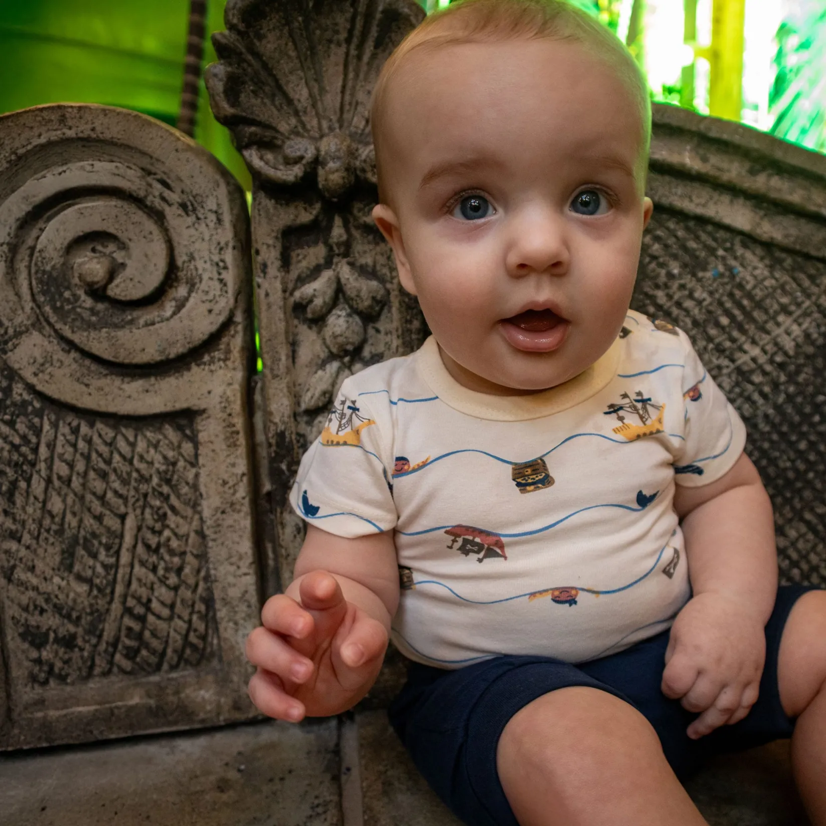 Tops>Camp by Birdz Pirate Bodysuit 3-24m Ivoire