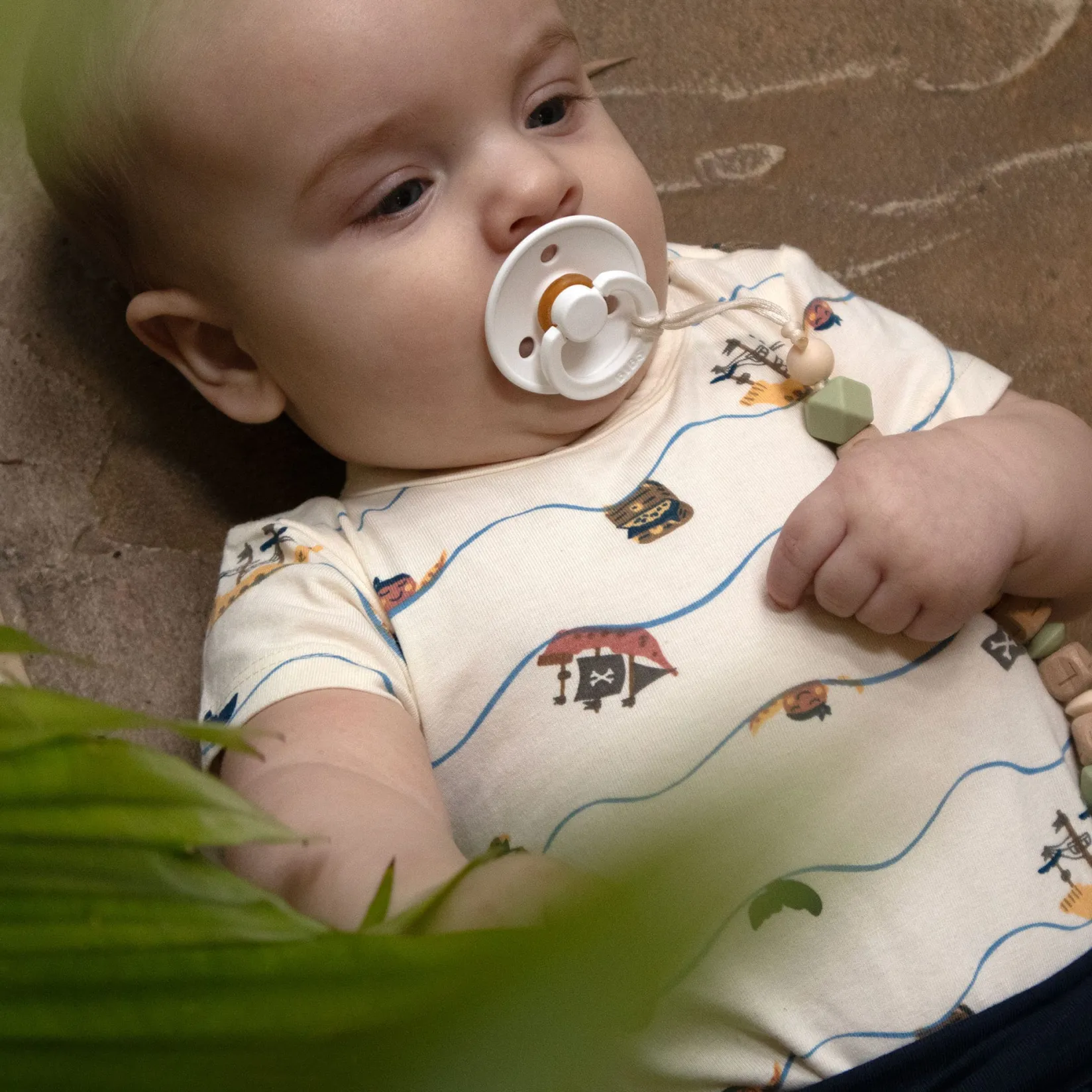 Tops>Camp by Birdz Pirate Bodysuit 3-24m Ivoire