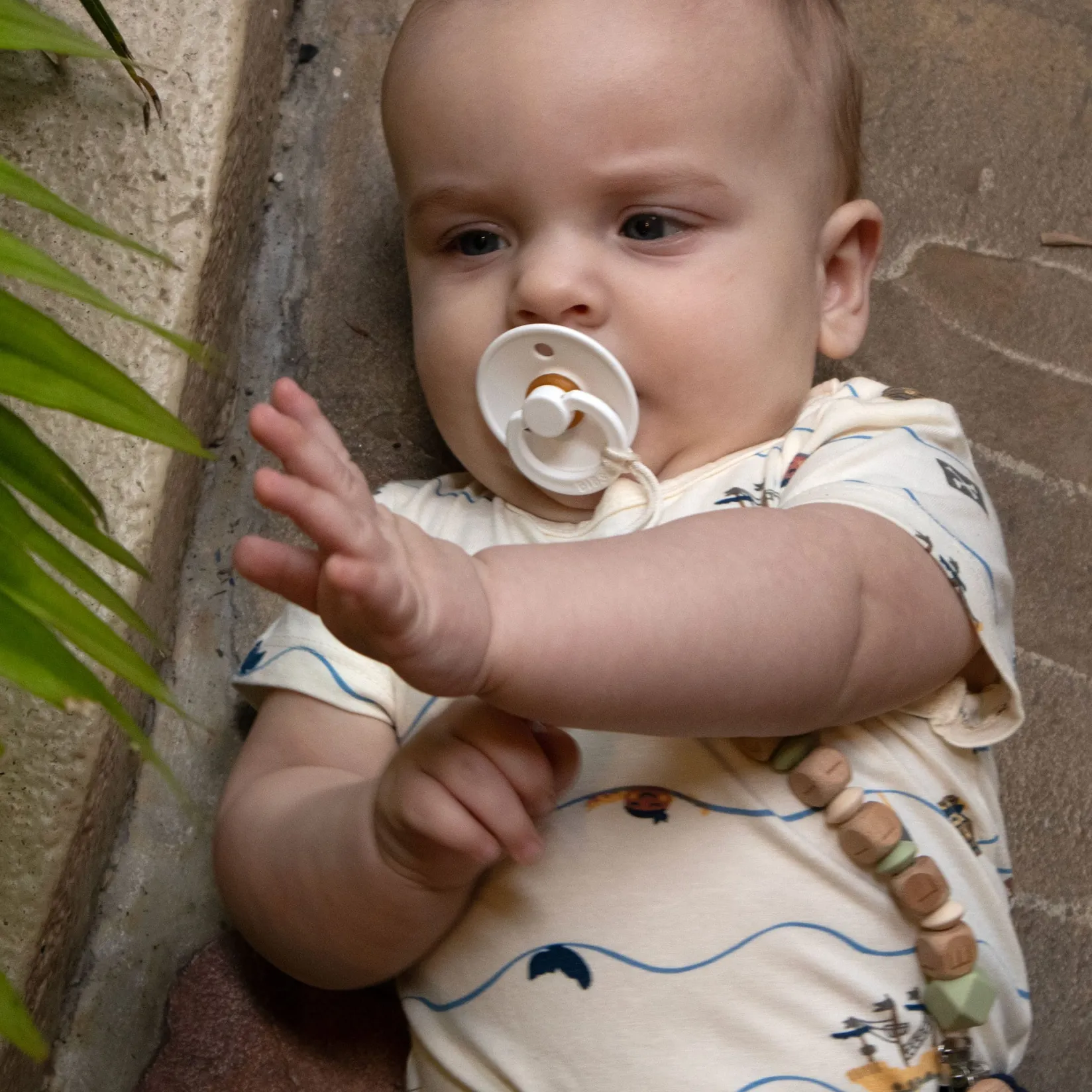 Tops>Camp by Birdz Pirate Bodysuit 3-24m Ivoire