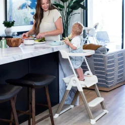 Hot Pivot Toddler Tower - White Learning Towers & Step Stools