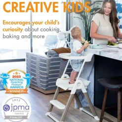 Hot Pivot Toddler Tower - White Learning Towers & Step Stools